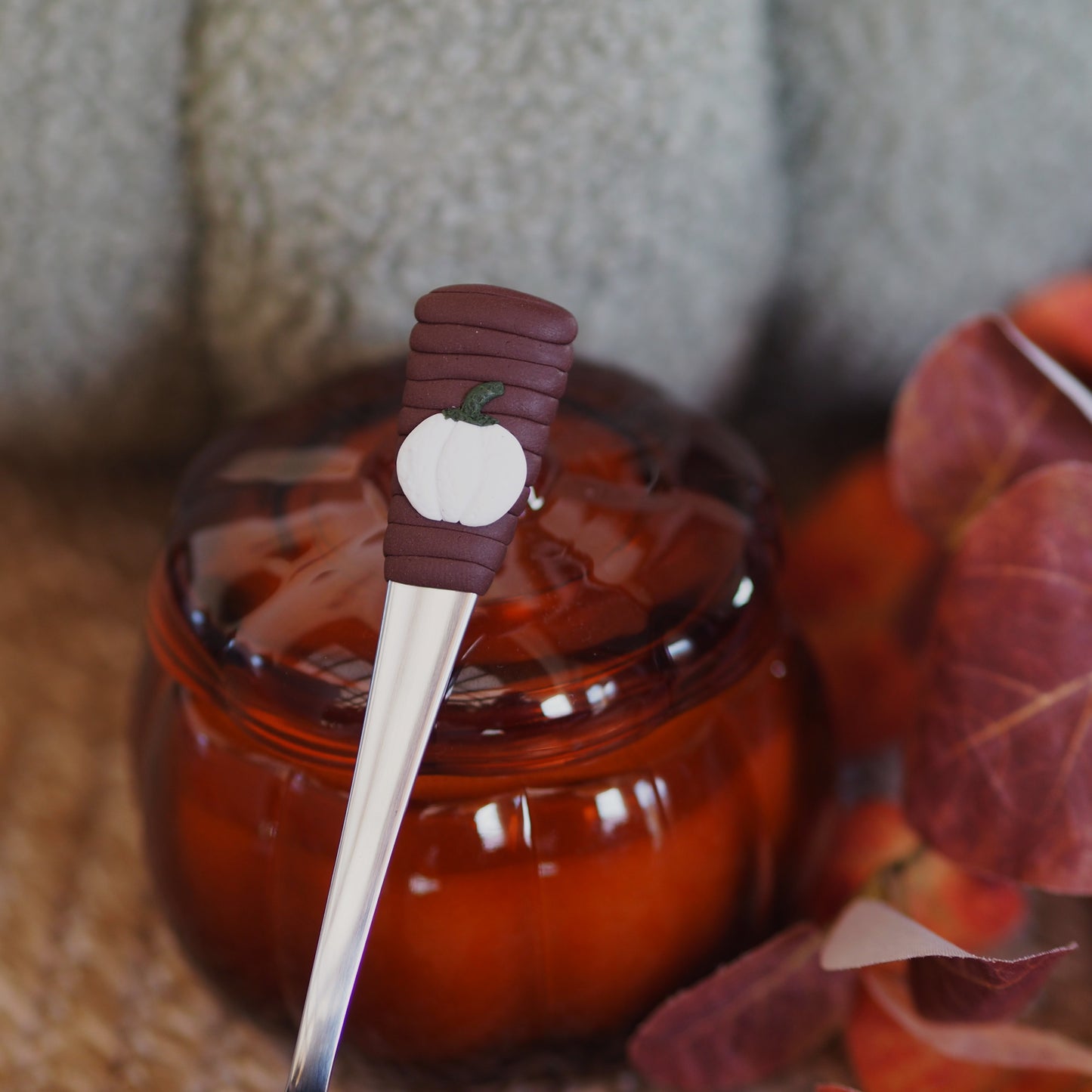 Koktejlová lžička s motivem dýně