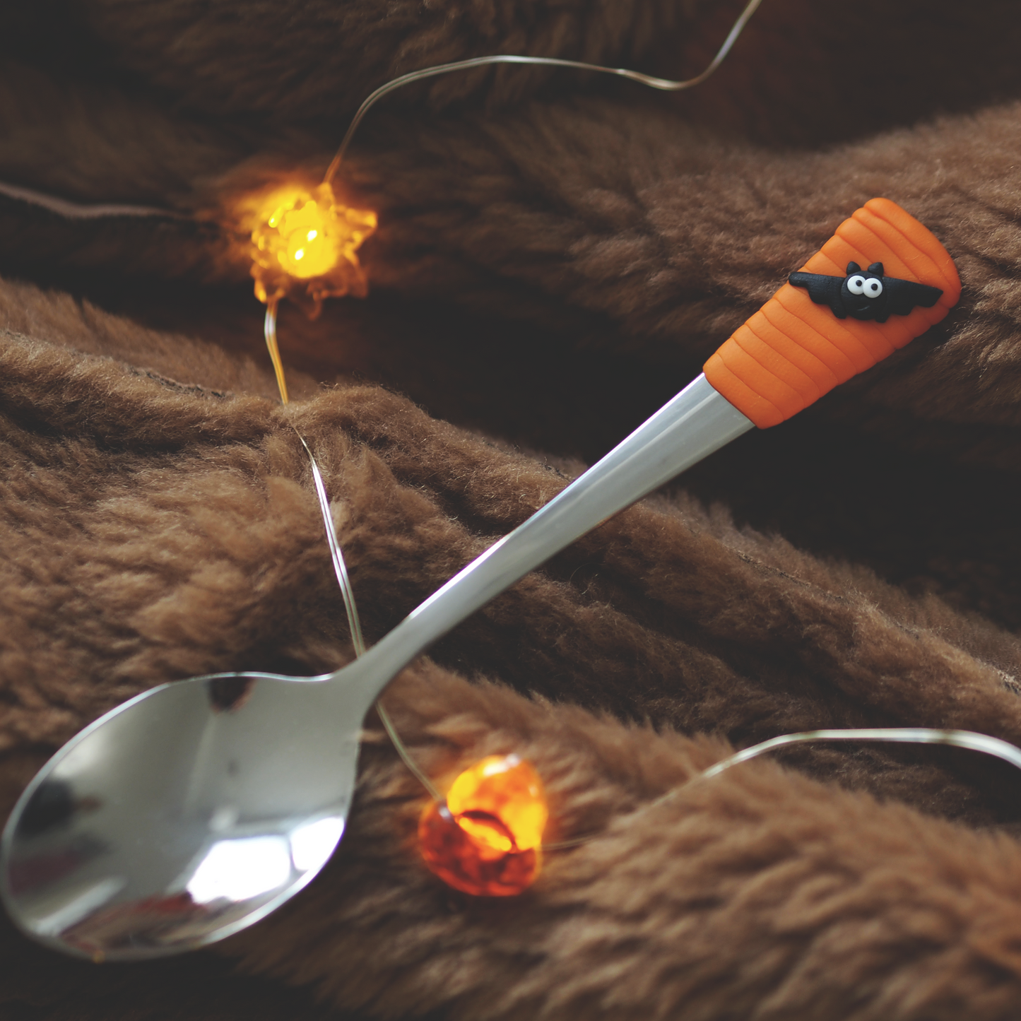 Kávová lžička s motivem netopýra