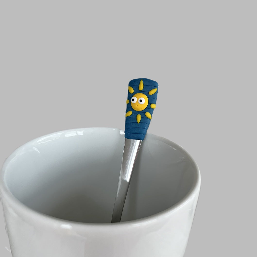 Kávová lžička s motivem sluníčka
