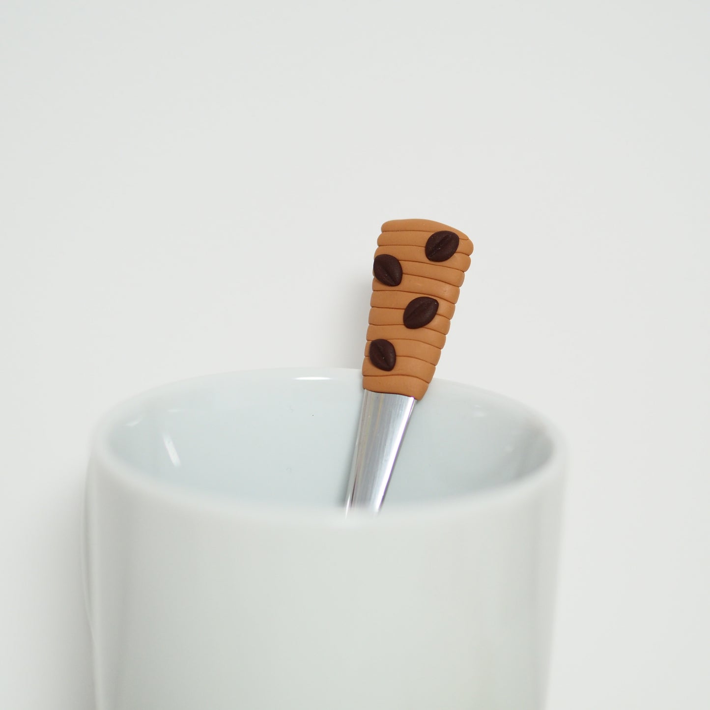 Kávová lžička s motivem kávových zrn