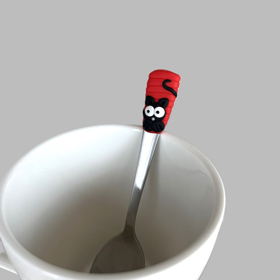 Mocca lžička s motivem kočky
