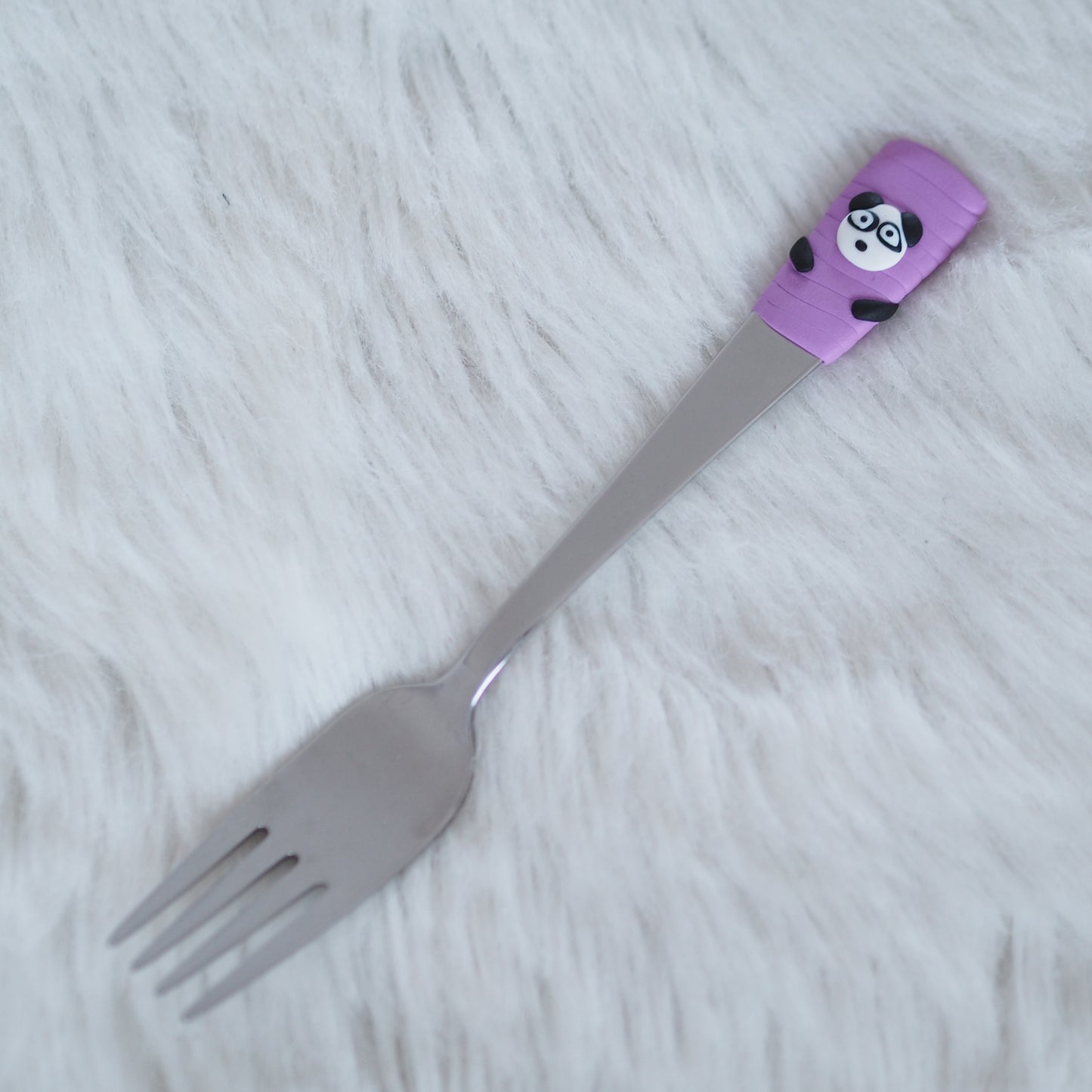 Dezertní/dětská vidlička s motivem pandy