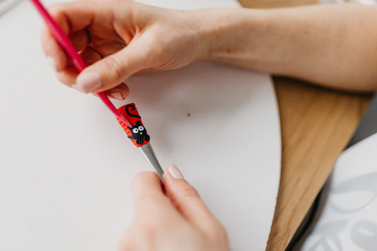 DIY: ručně dekorovaná FIMO lžička krok za krokem