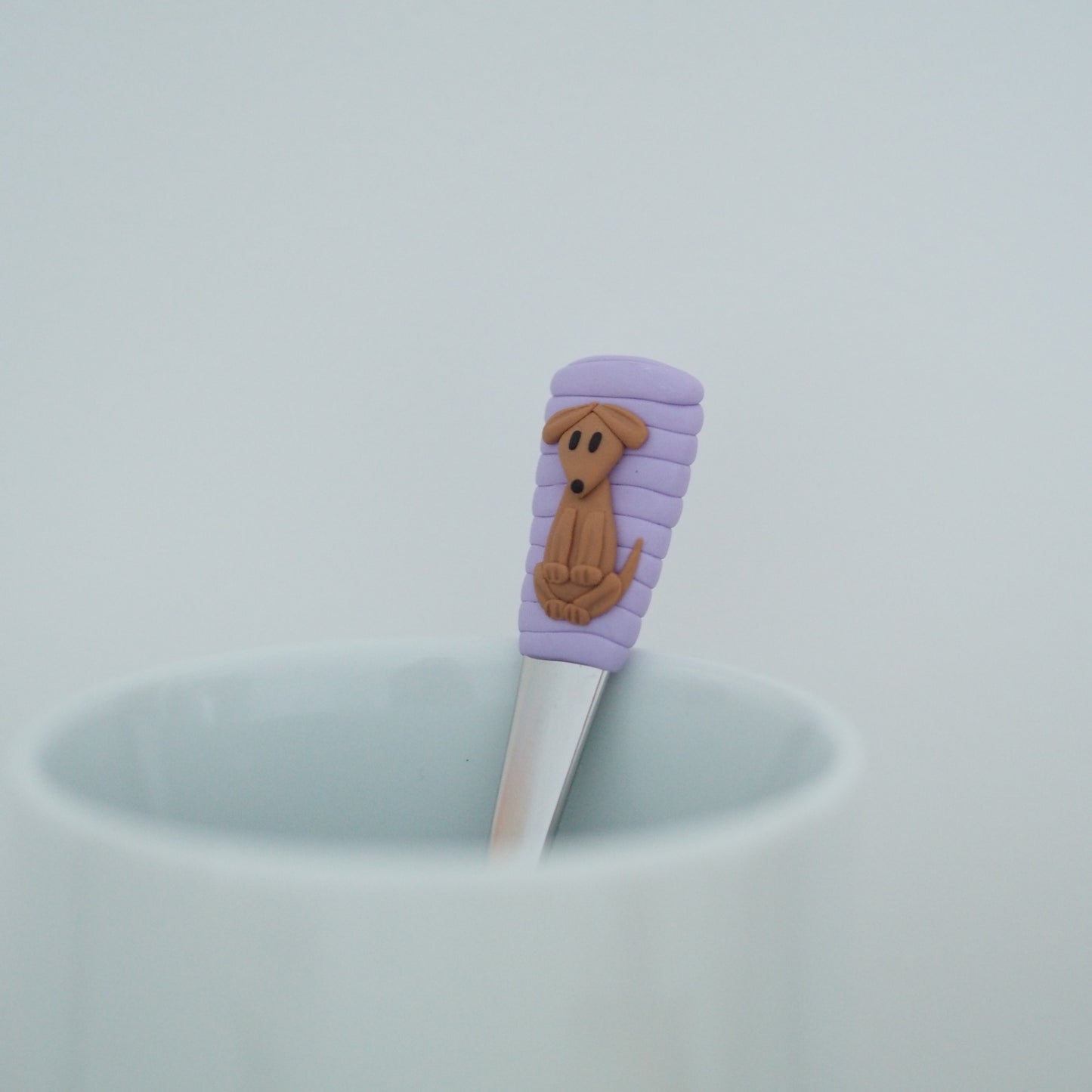 Dětská polévková lžíce s motivem pejska