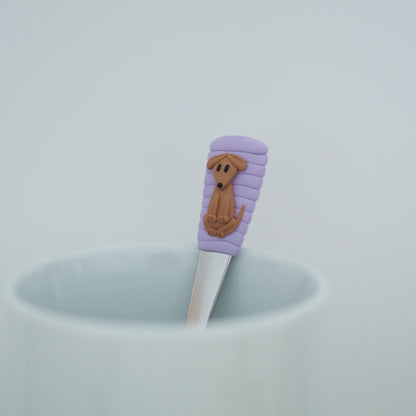 Dětská polévková lžíce s motivem pejska