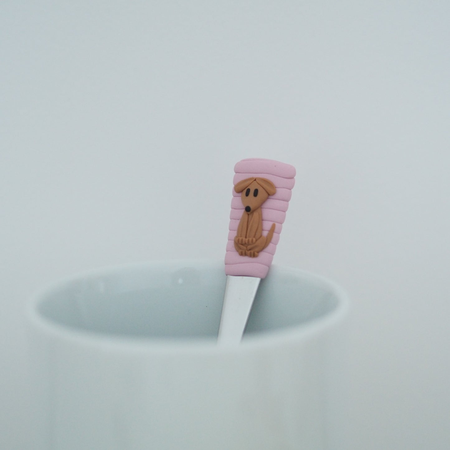 Dětská polévková lžíce s motivem pejska