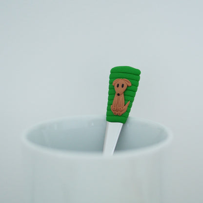 Dětská polévková lžíce s motivem pejska