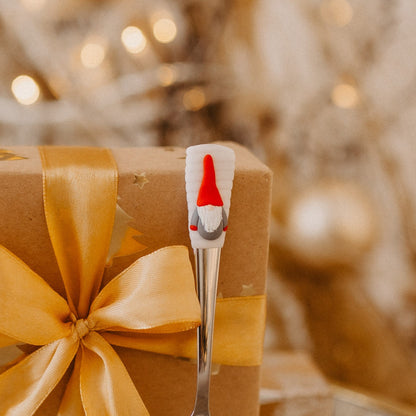 Kávová lžička s motivem vánočního skřítka