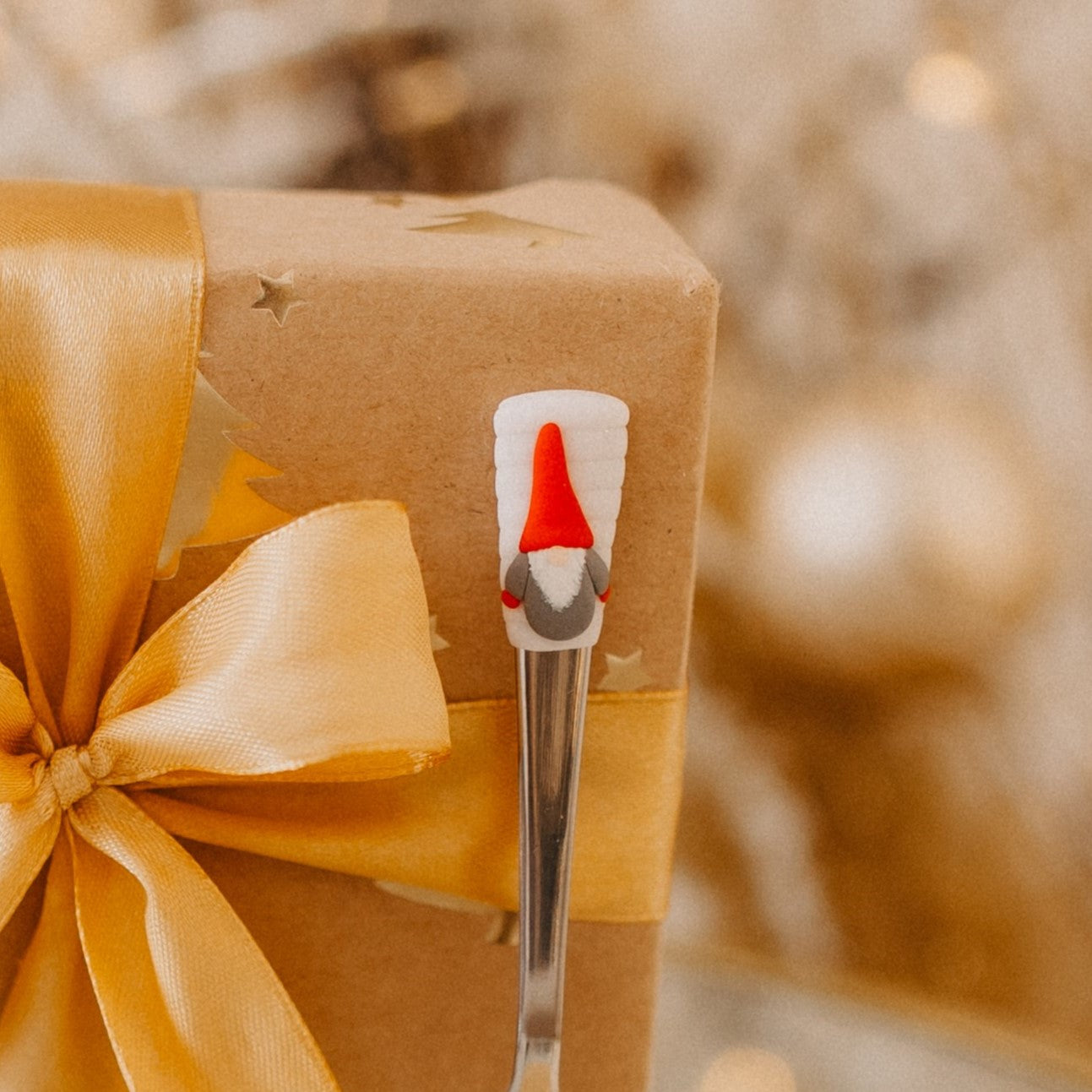 Mocca lžička s motivem vánočního skřítka